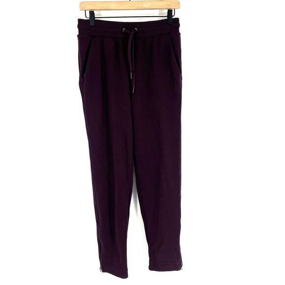 Athleta Pants - Athleta Pants Size Small Womens Purple Cozy Karma Zip Fleece Lined High Rise